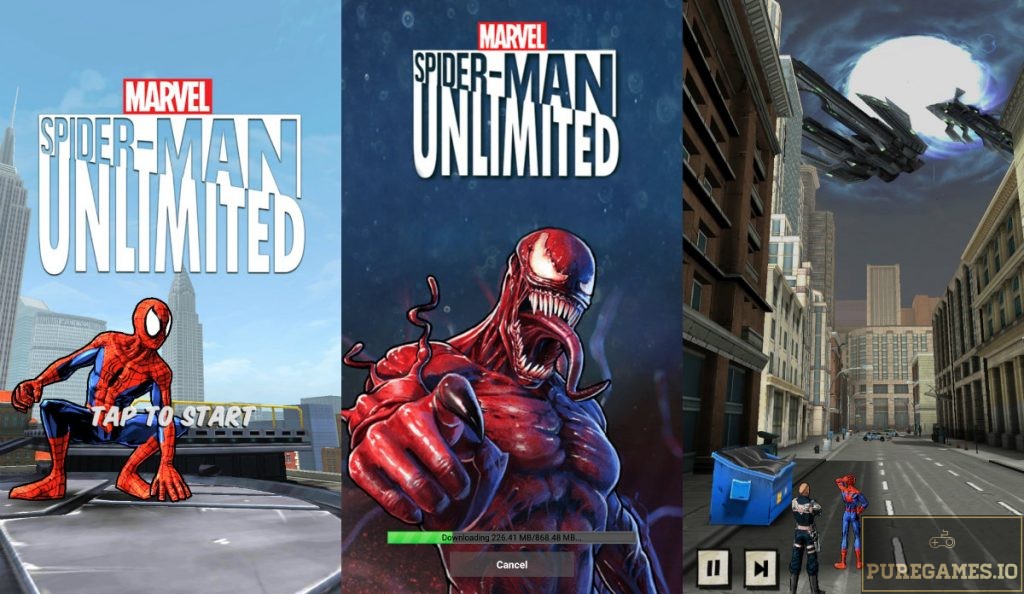 download marvel spiderman unlimited