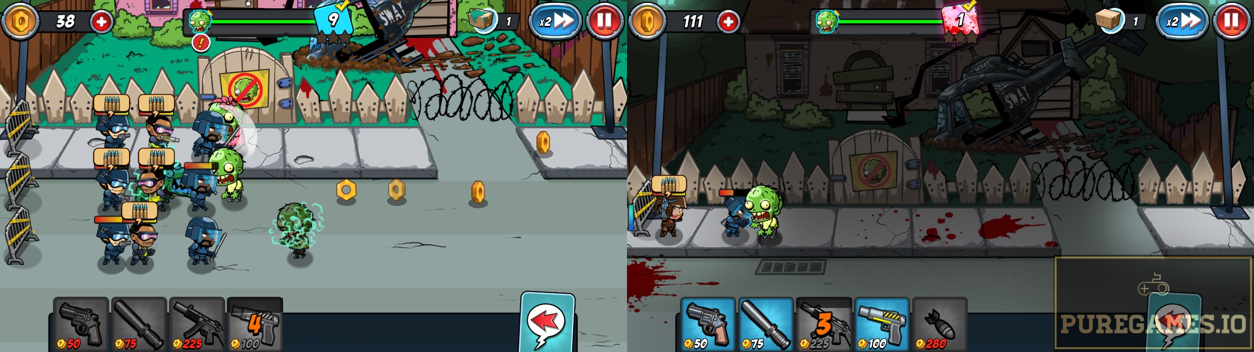 download swat vs zombie mod apk