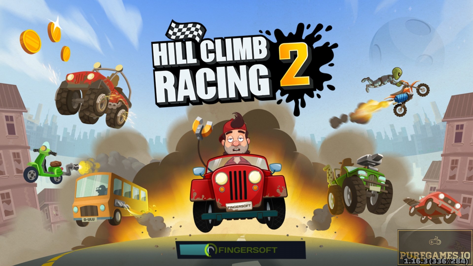 Hill Climb Racing 2 - All Cars Unlocked + Race with each car ! MOD