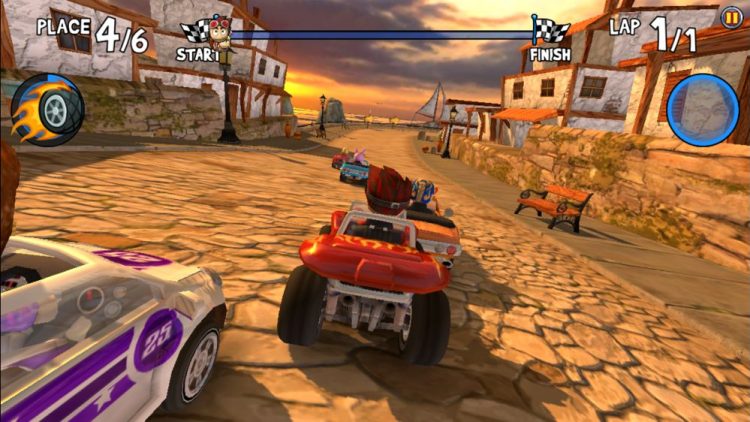 car racing games like beach buggy racing