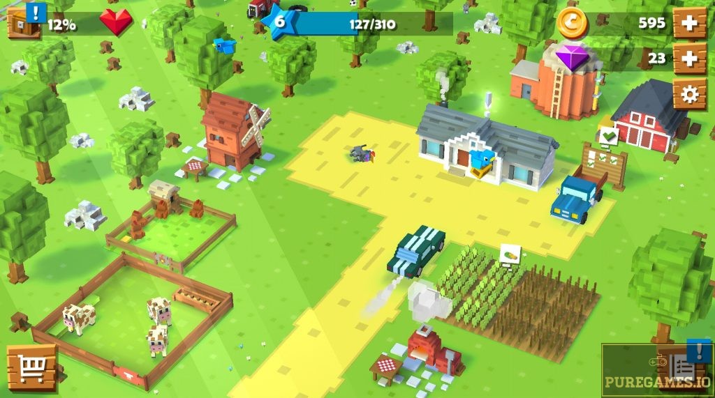 Download Blocky Farm MOD APK For Android/iOS PureGames
