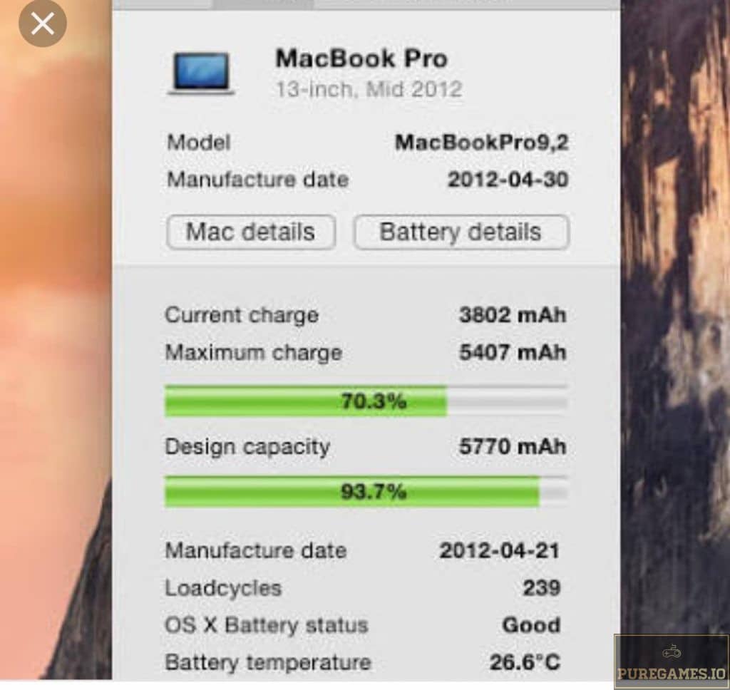 check battery status iphone