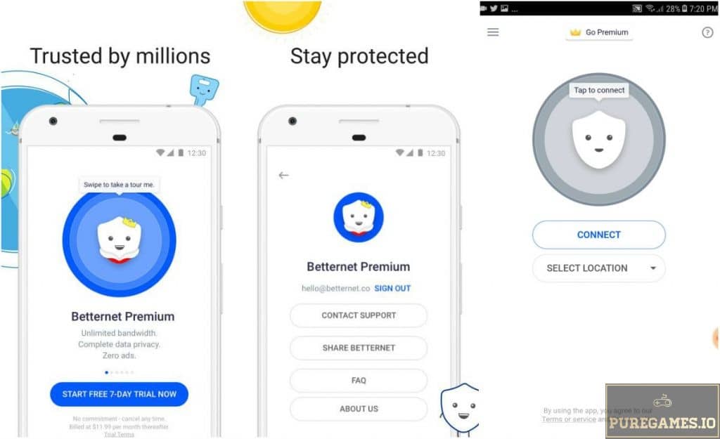 betternet premium vpn download