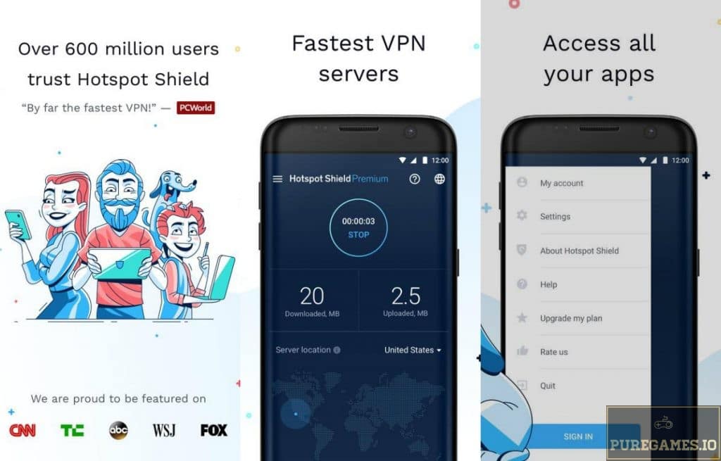 hotspot shield free accounts