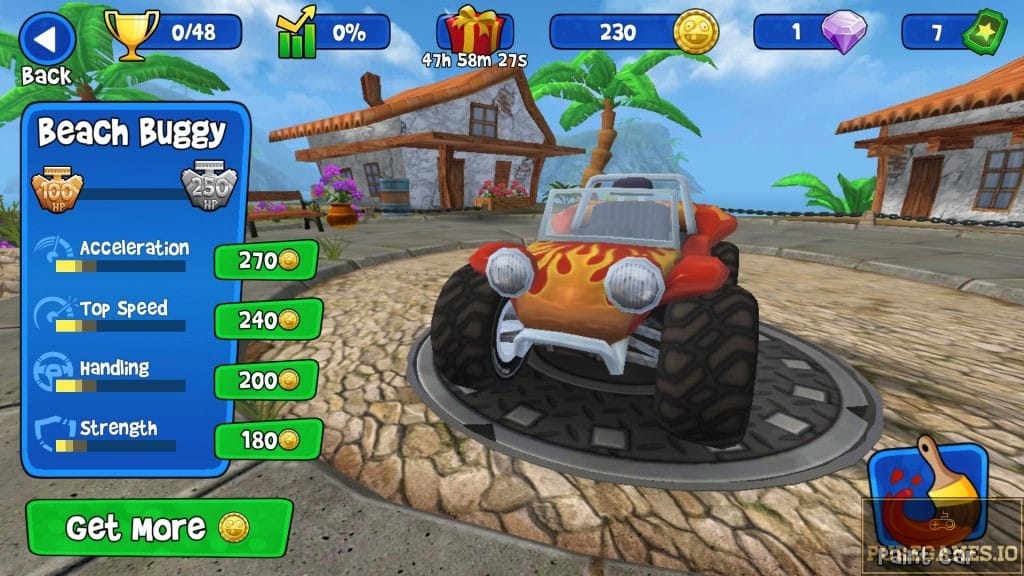 2 player beach buggy racing