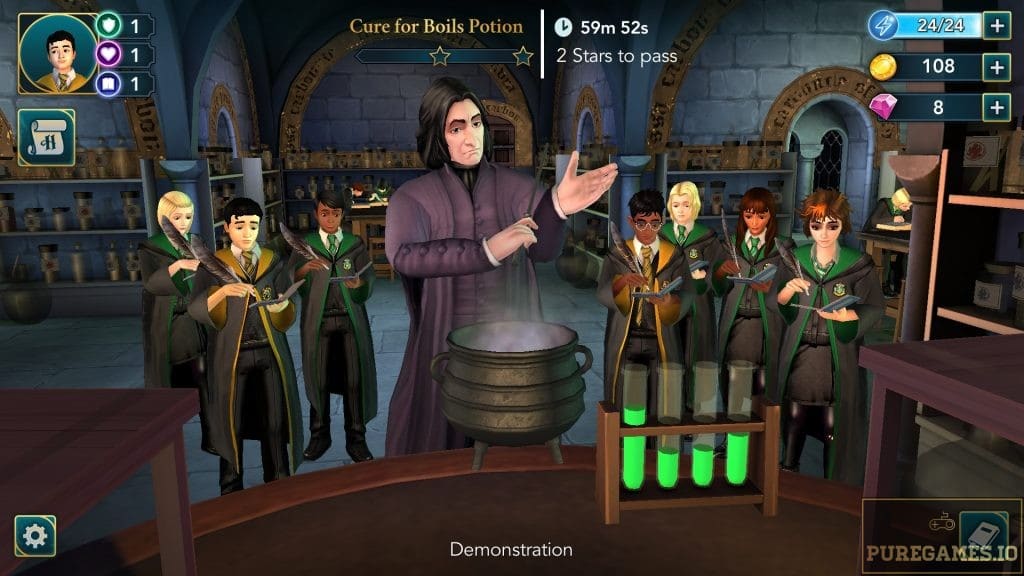 Hogwarts mystery вылетает