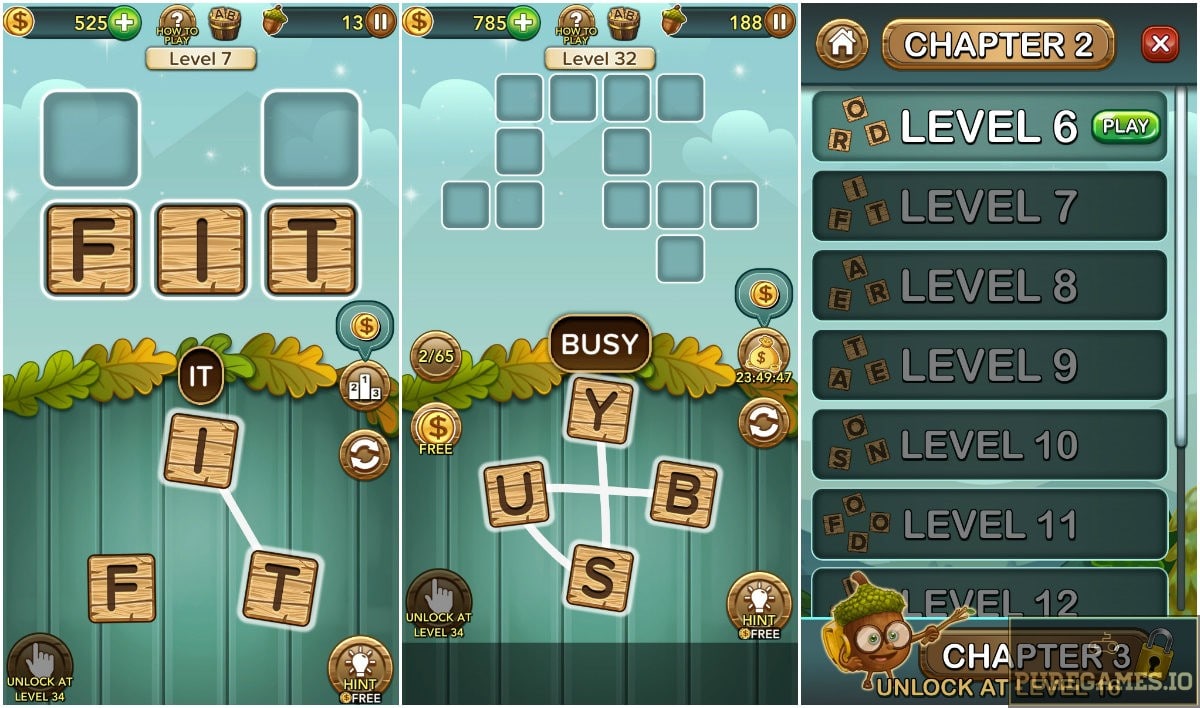 Download Word Nut For Android/iOS PureGames