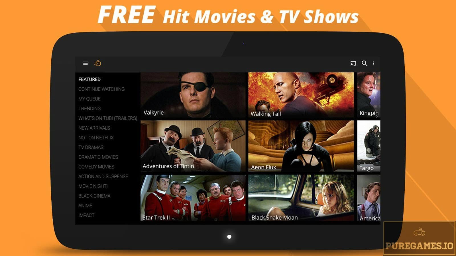 Download Tubi TV For Android/iOS PureGames