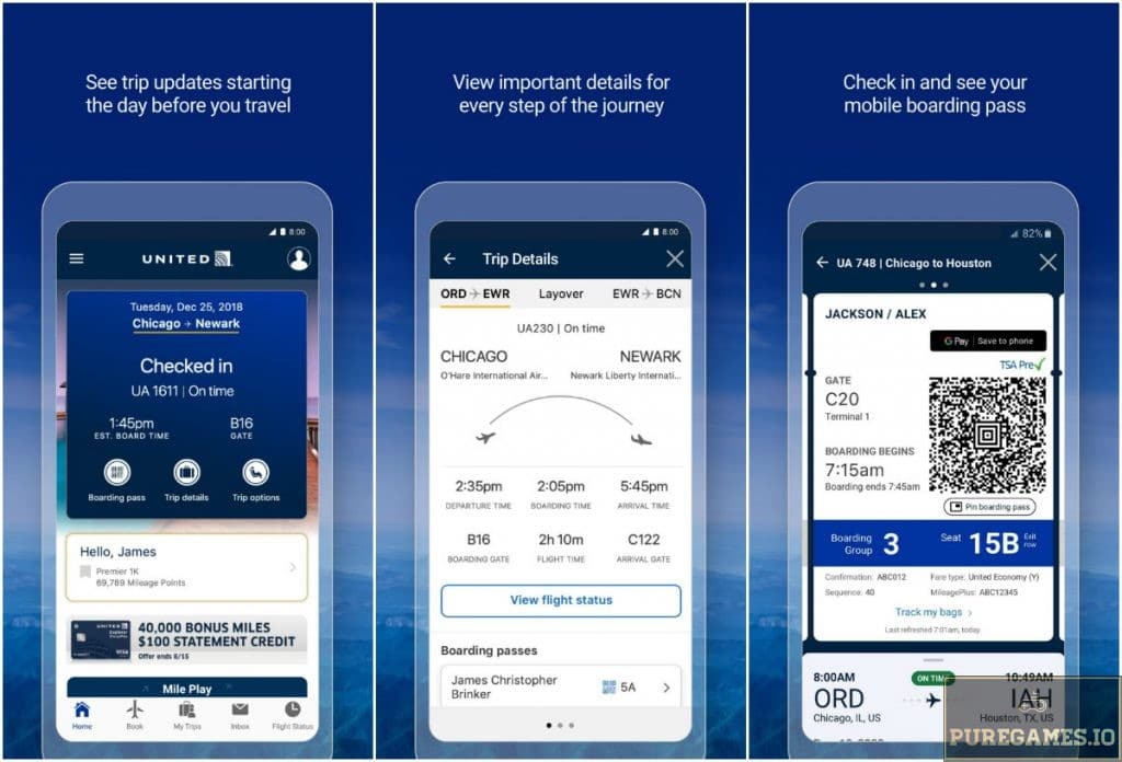 Download United Airlines App For Android/iOS PureGames