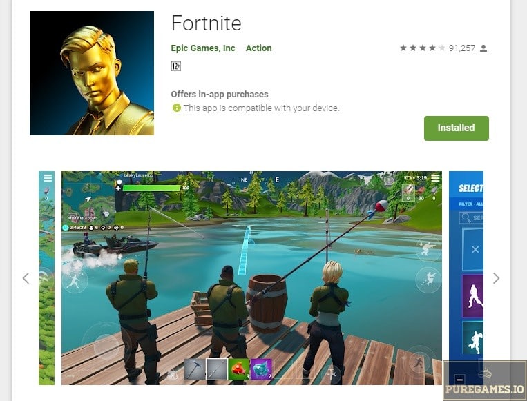fortnite download for android play store