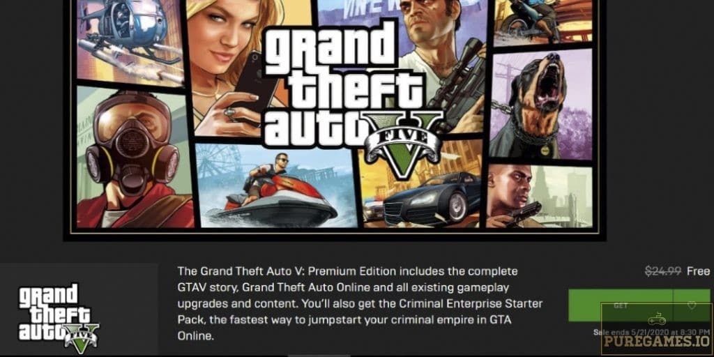 Epic Games Allowed Users To Download GTA V for Free