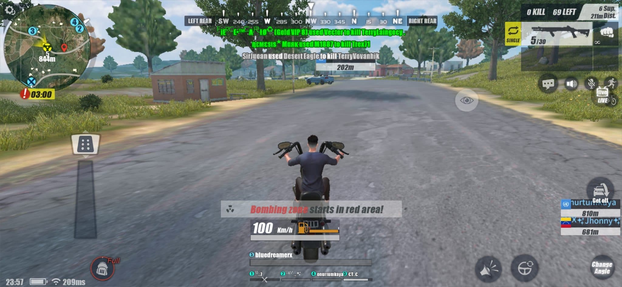 rules of survival motorcycle